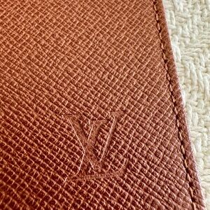 Louis Vuitton Brown Leather Wallet